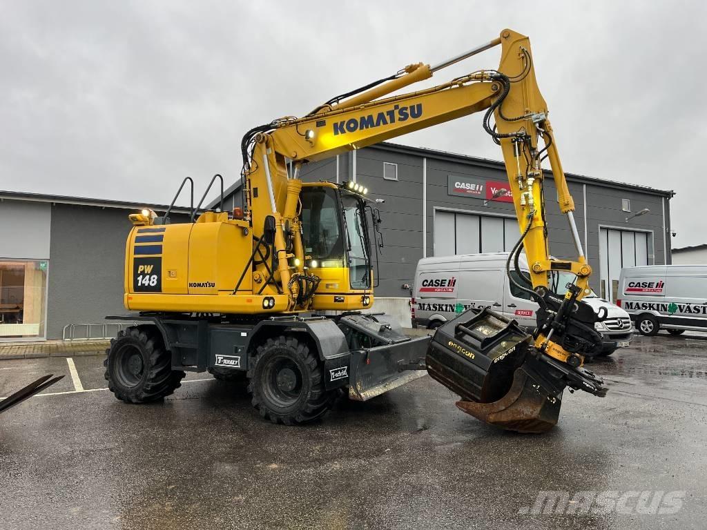 Komatsu PW148-10 Pyöräkaivukoneet