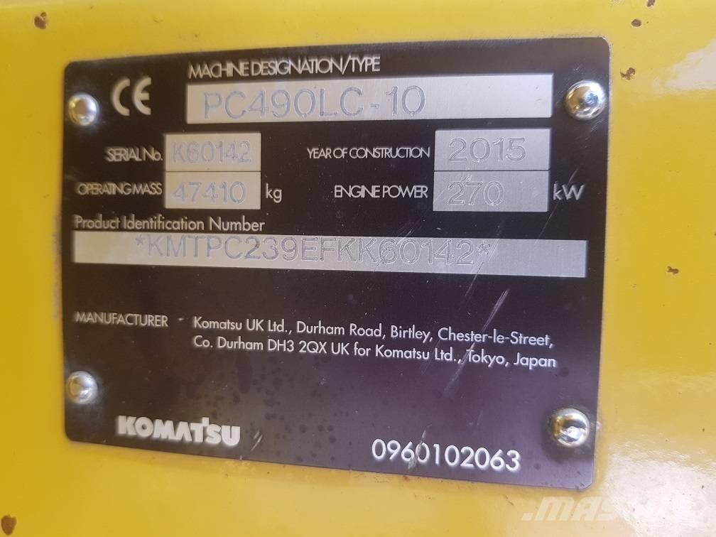 Komatsu PC 490 LC-10 Telakaivukoneet
