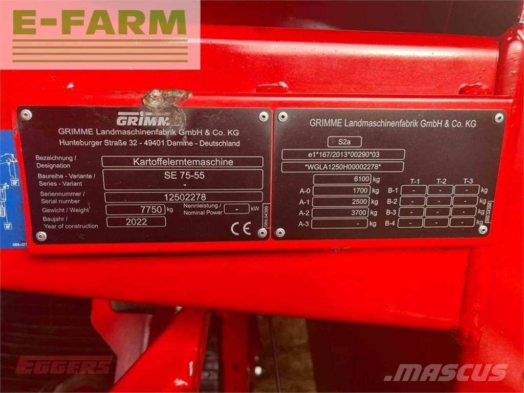 Grimme se 75-55 sb Perunalaitteet - Muut