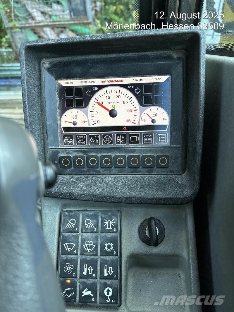 Yanmar B75W Pyöräkaivukoneet