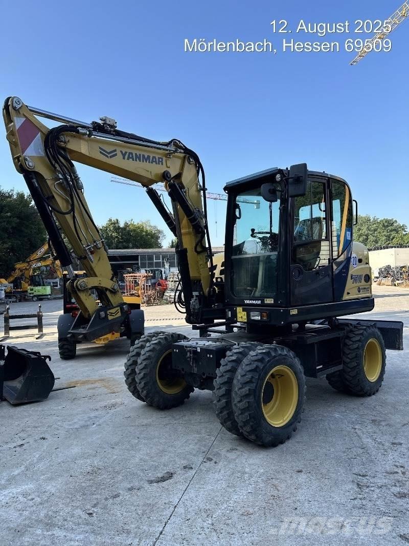 Yanmar B75W Pyöräkaivukoneet