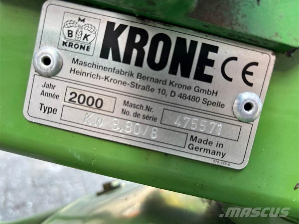 Krone KW 8.80/8 Pöyhimet ja haravat