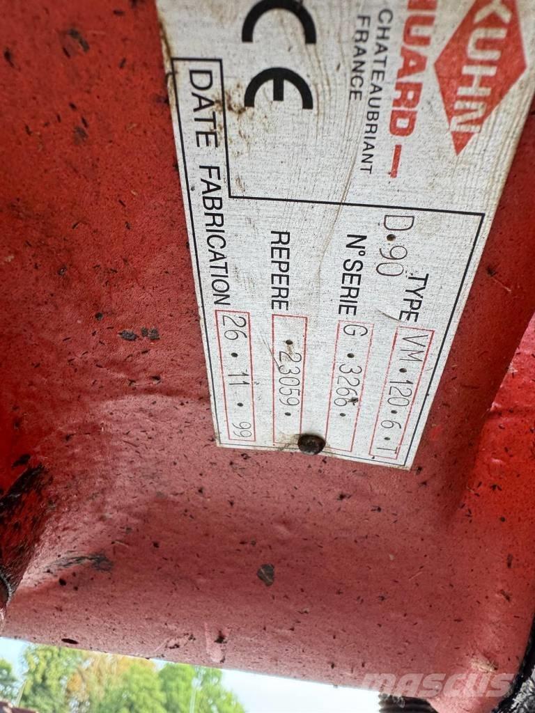 Kuhn Vari-Master 120 Paluuaurat