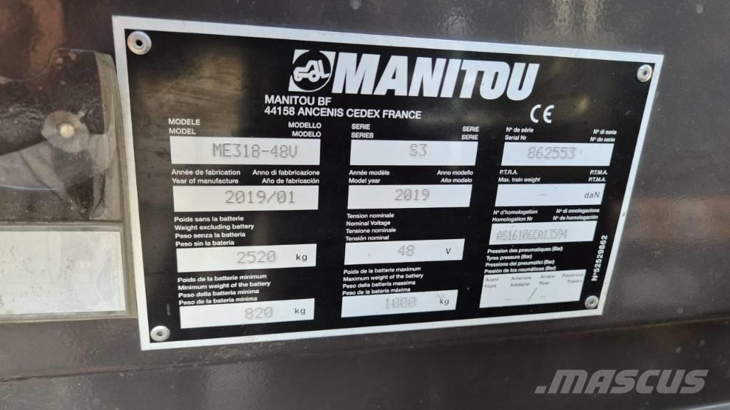 Manitou ME 318 Sähkötrukit
