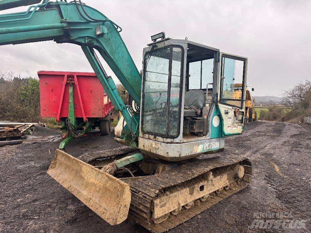Komatsu PC 75 UU-1 Minikaivukoneet < 7t