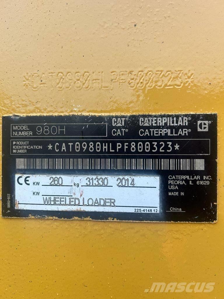 CAT 980H Pyöräkuormaajat