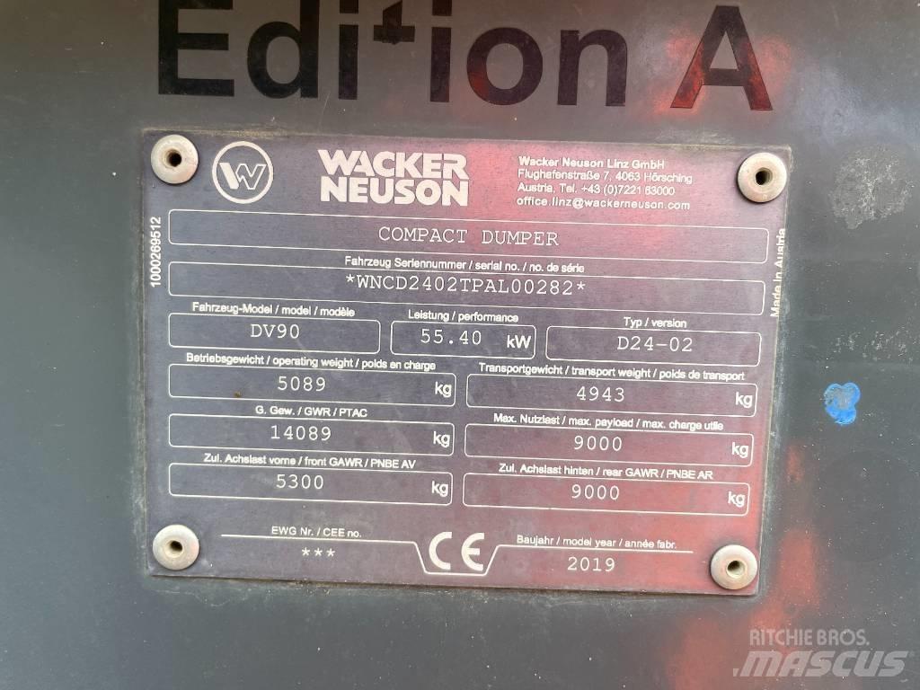 Wacker Neuson DV 90 Minidumpperit