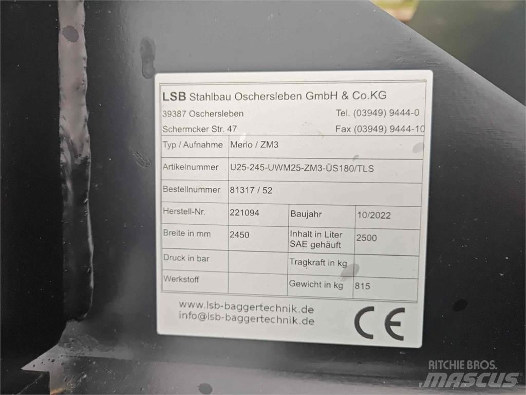 LSB U25-245 Etukuormaimen varusteet
