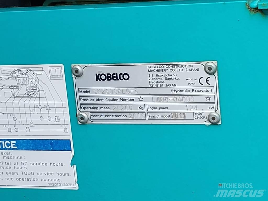 Kobelco SK230SRLC-5 Telakaivukoneet