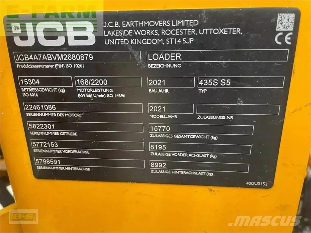 JCB 435s s5 Minikaivukoneet < 7t