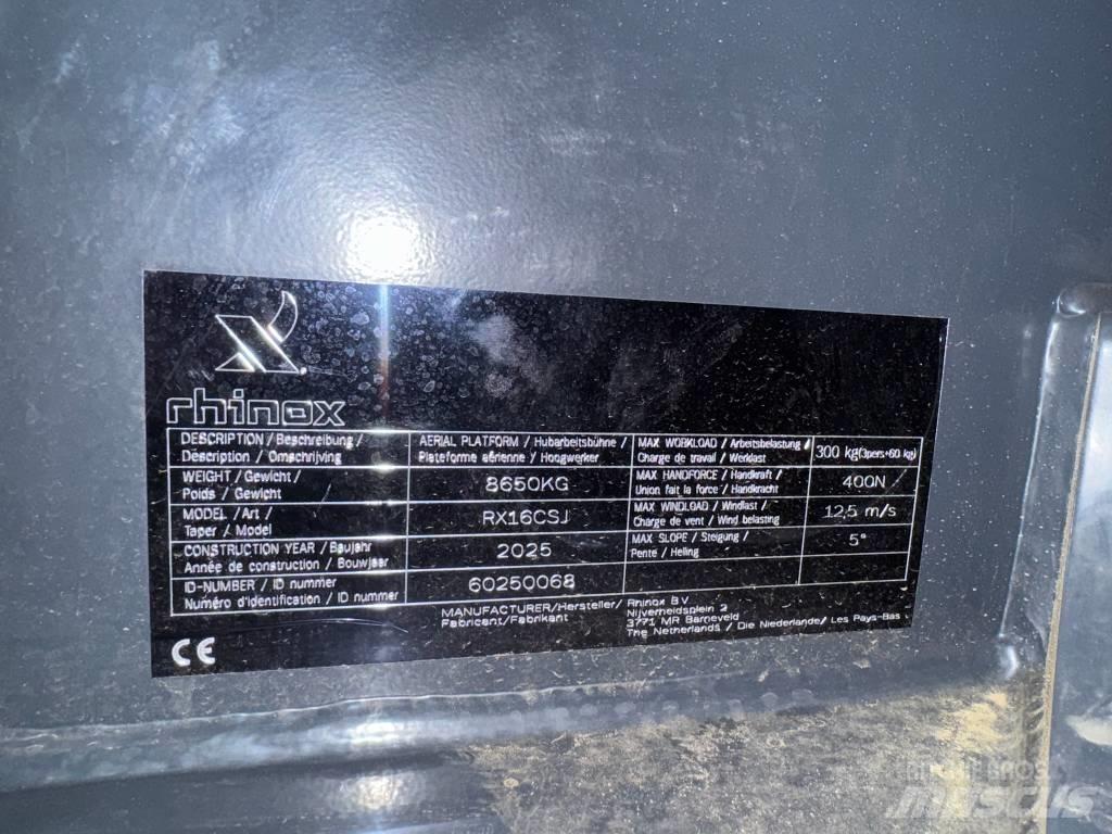 Rhinox RX 16 CSJ Teleskooppipuominostimet