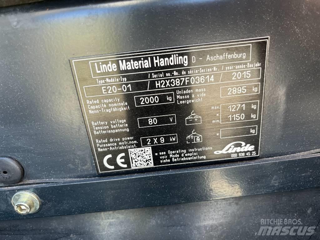 Linde E20-01 Sähkötrukit