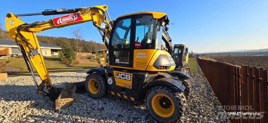 JCB 110 W Hydradig Pyöräkaivukoneet