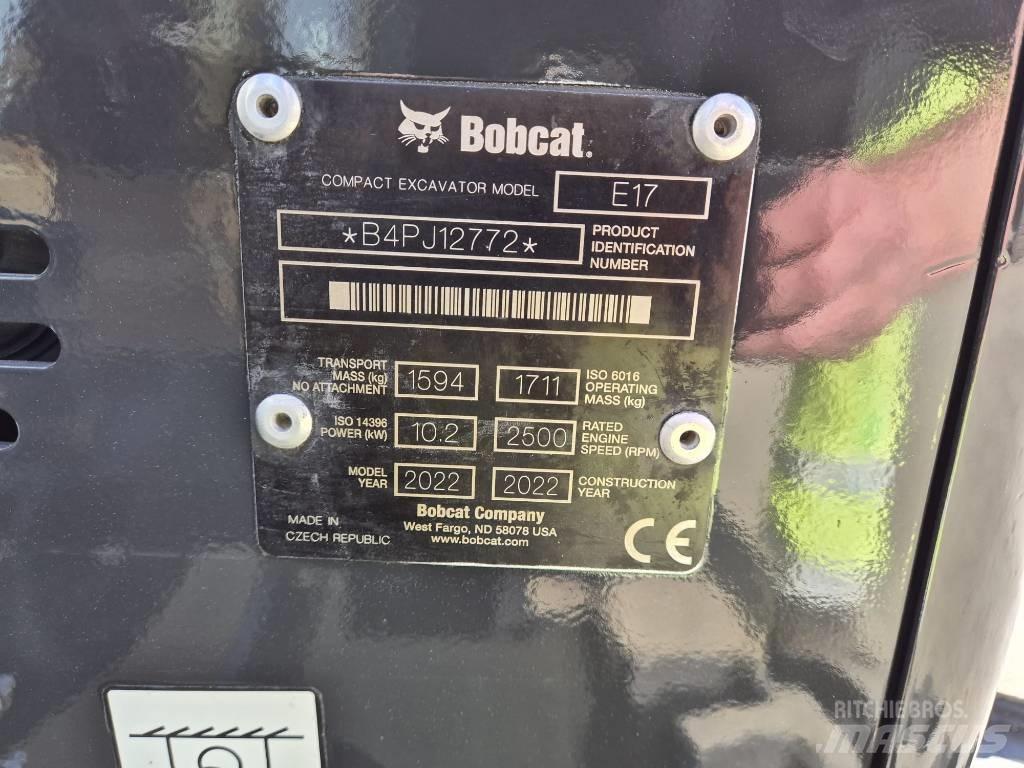 Bobcat E 17 Minikaivukoneet < 7t