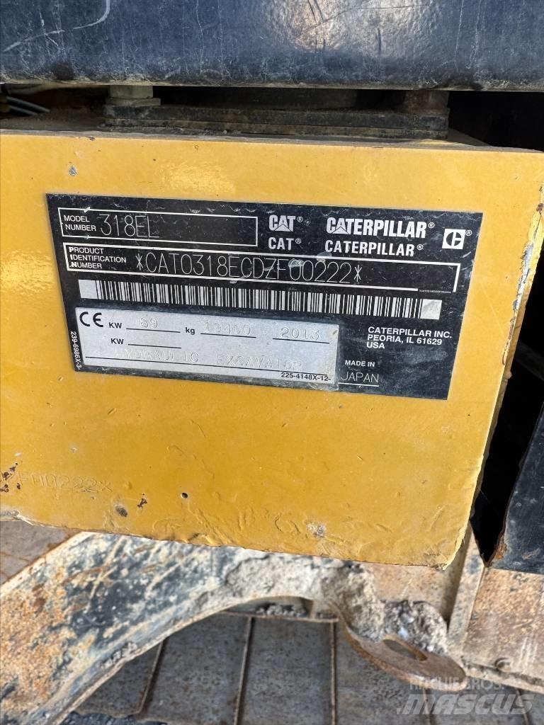 CAT 318 E L Telakaivukoneet