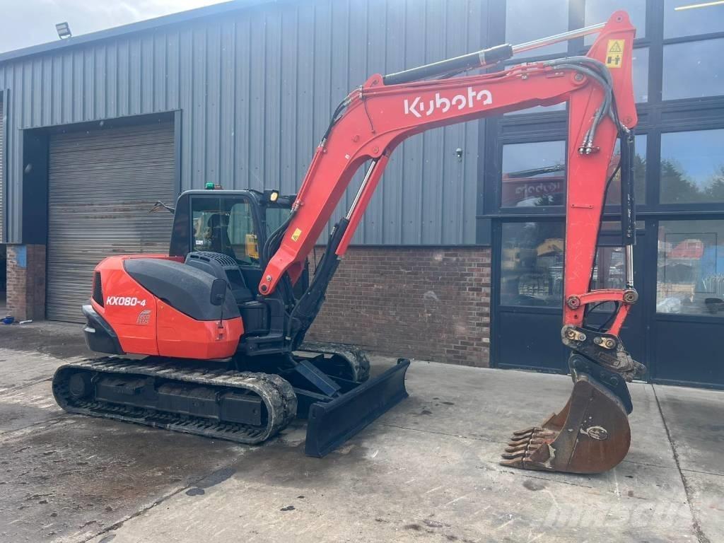 Kubota KX 080-4 Minikaivukoneet < 7t