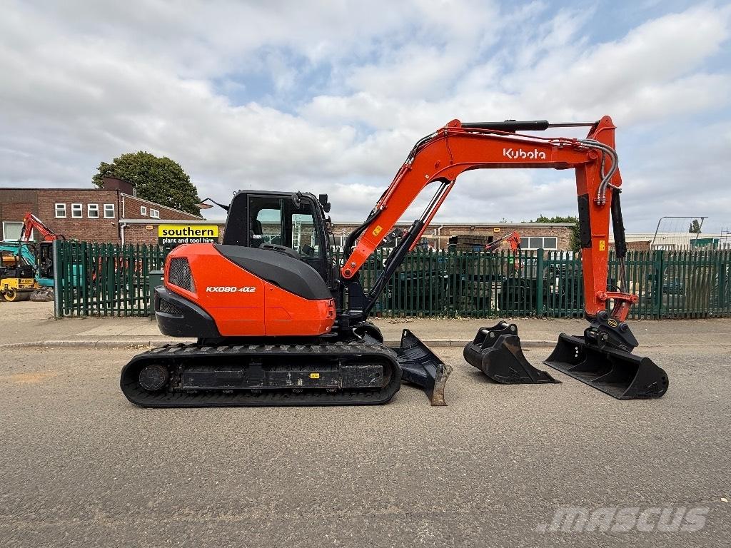 Kubota KX 080-4 Midikaivukoneet 7t - 12t