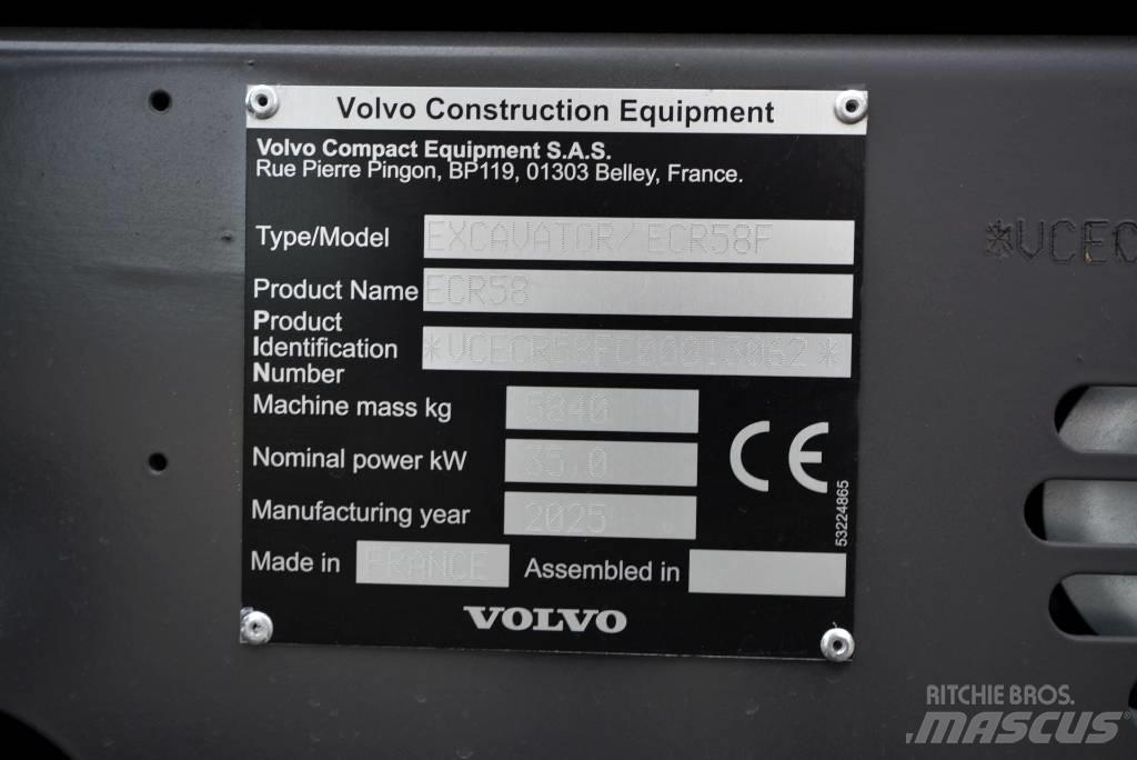 Volvo ECR 58 F Minikaivukoneet < 7t