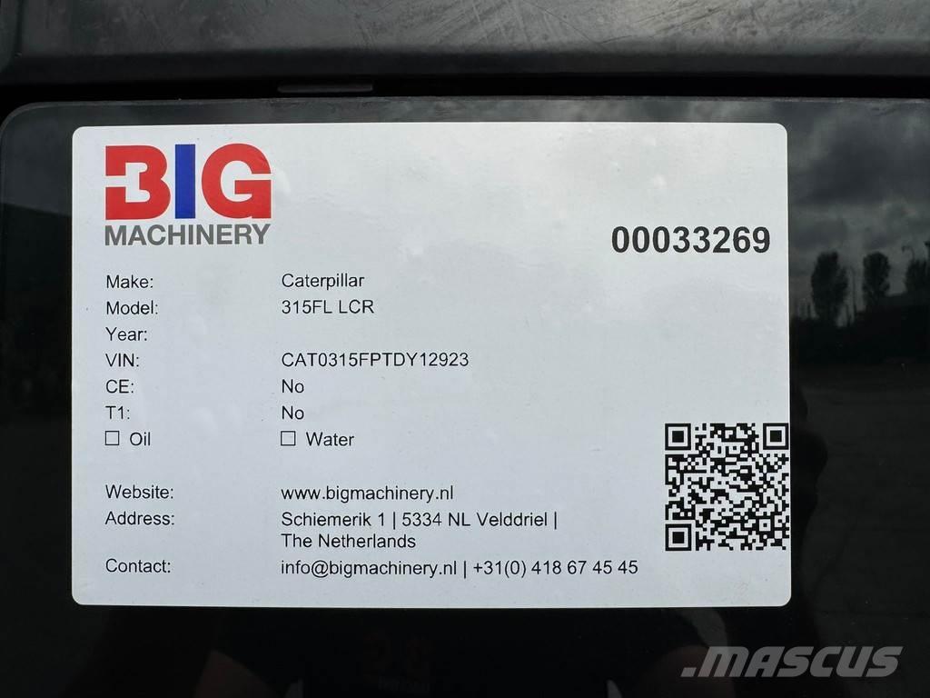 CAT 315F LCR Telakaivukoneet