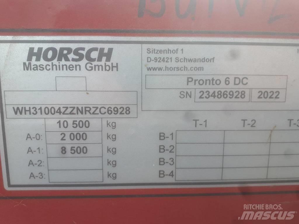 Horsch Pronto 6 DC Kylvökoneet