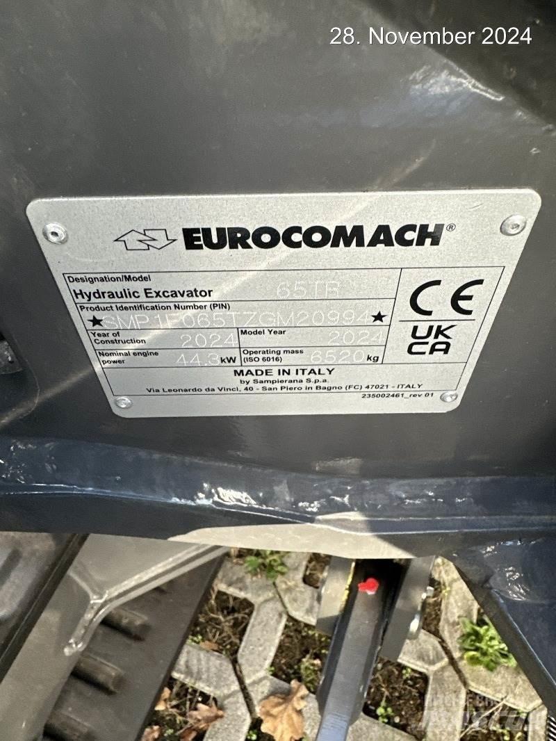 Eurocomach 65TR Minikaivukoneet < 7t