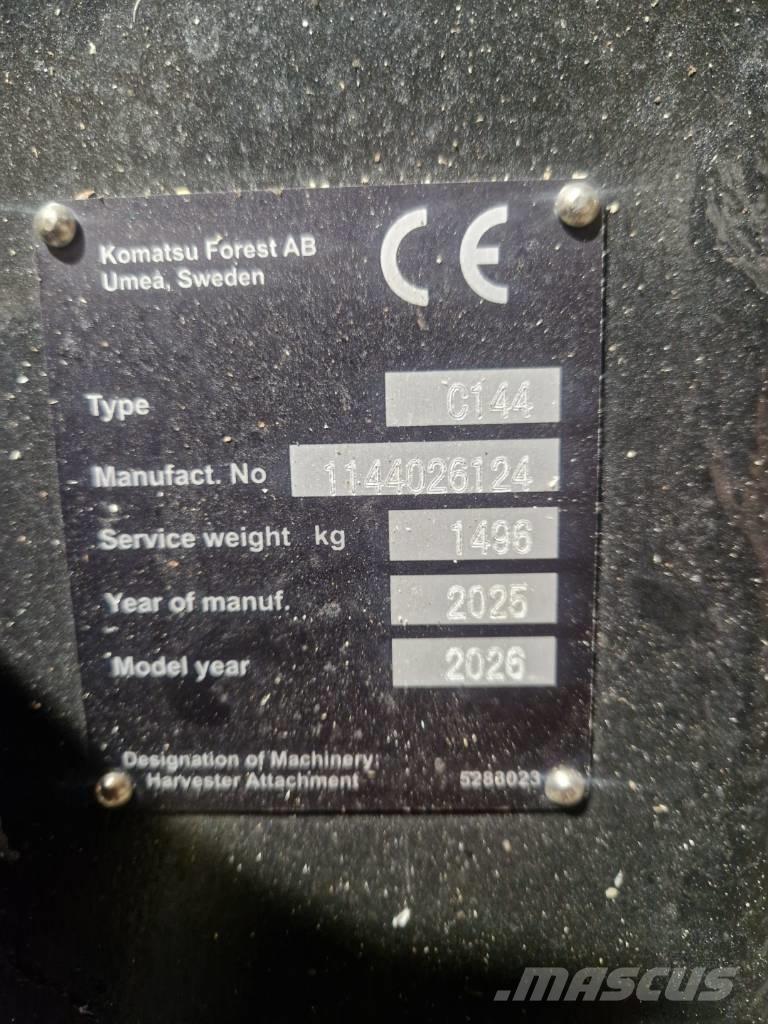 Komatsu C 144 Hakkuupäät