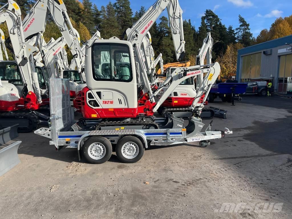 Takeuchi TB 216A Minikaivukoneet < 7t
