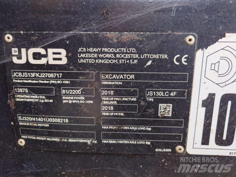 JCB JS 130 LC Telakaivukoneet