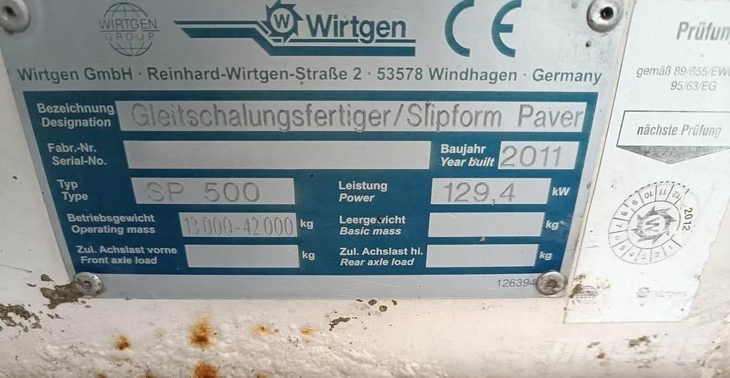 Wirtgen SP500 Asfalttikoneet