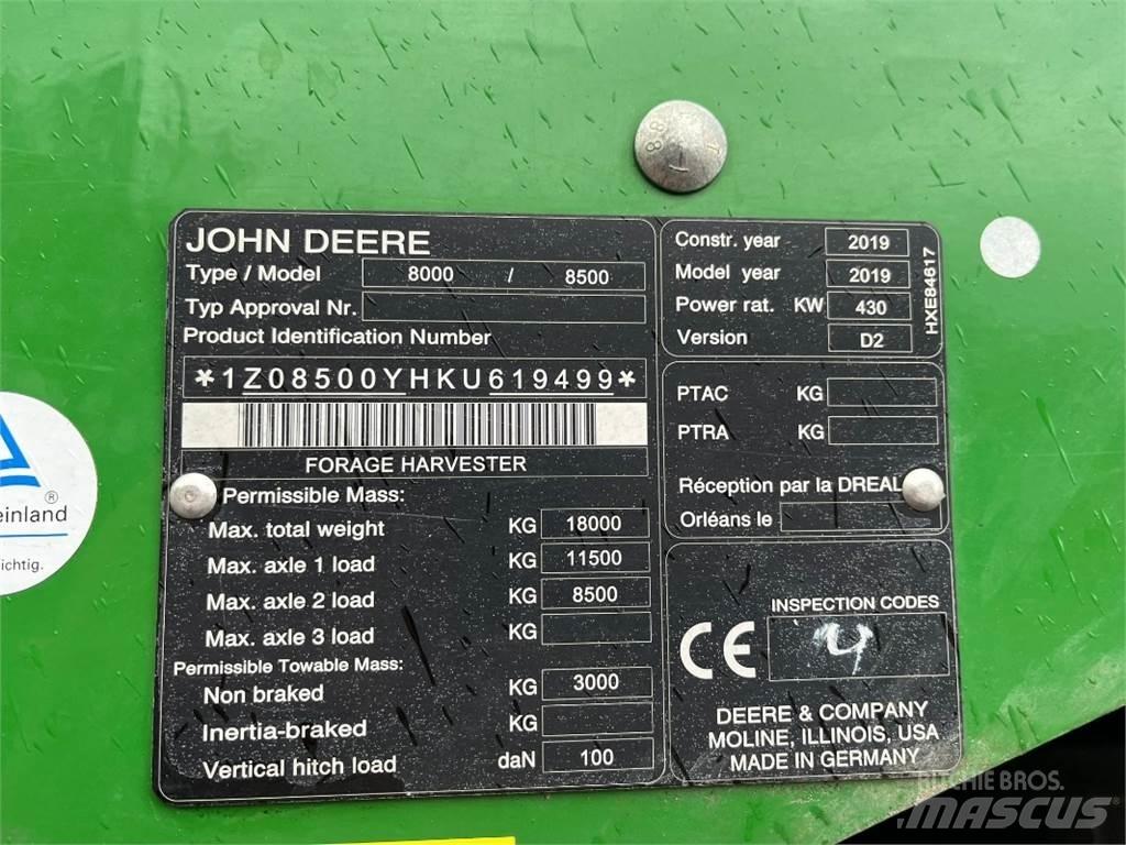 John Deere 8500 Silppurit