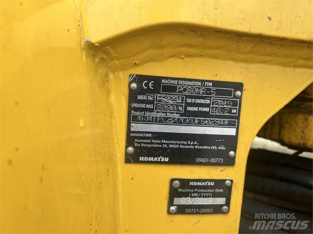 Komatsu PC 80 MR Midikaivukoneet 7t - 12t