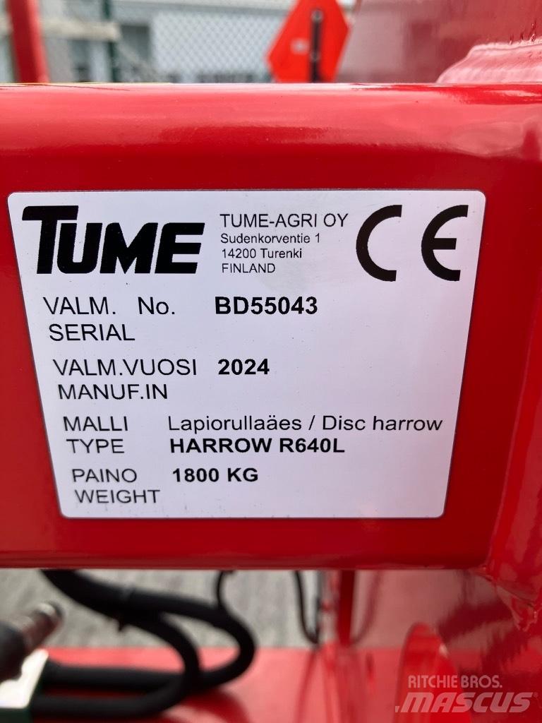 Tume Harrow R640L Äkeet
