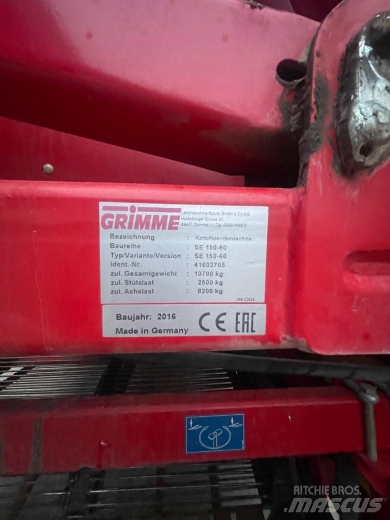 Grimme SE 150-60 Perunannostokoneet
