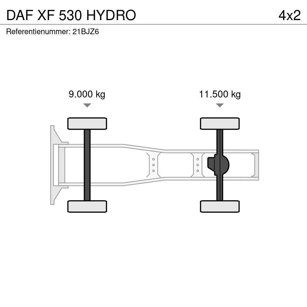 DAF XF 530 HYDRO Vetopöytäautot