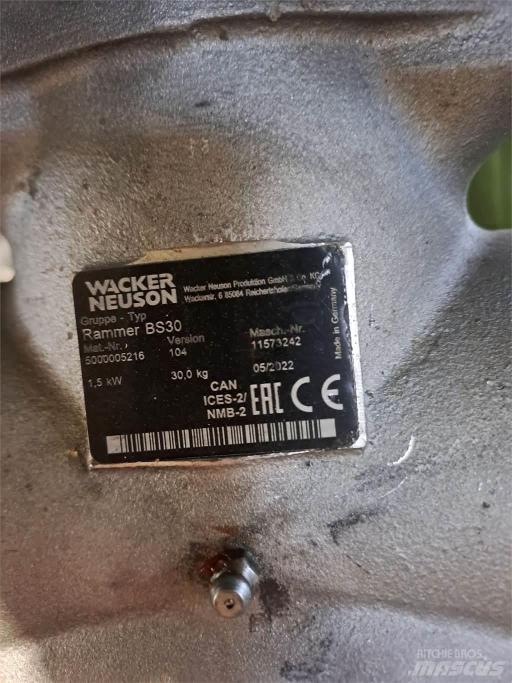 Wacker Neuson BS30 Täryvasarat