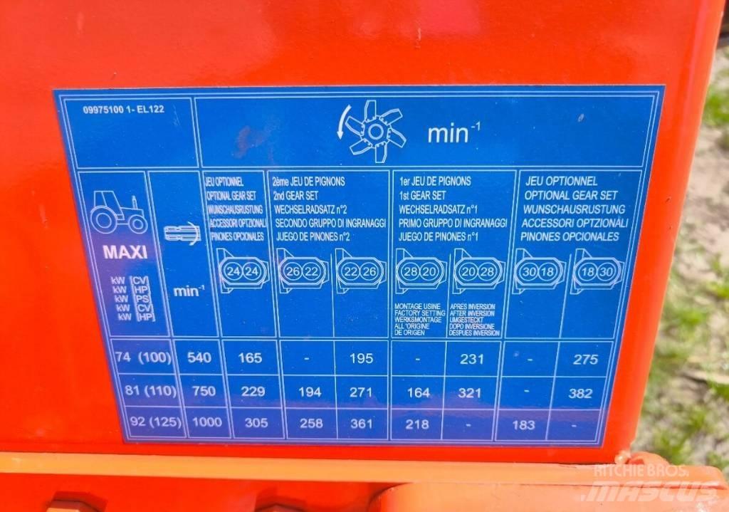 Kuhn EL 122-250 Jyrsimet
