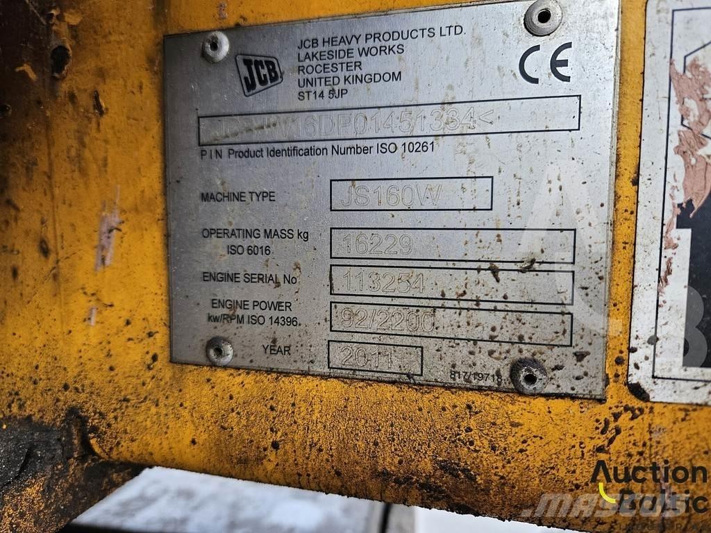 JCB JS 160 W Pyöräkaivukoneet