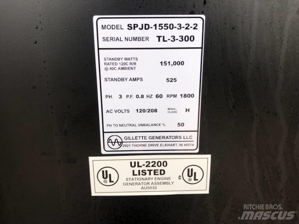  GILLETTE  SPJD-1550 Dieselgeneraattorit