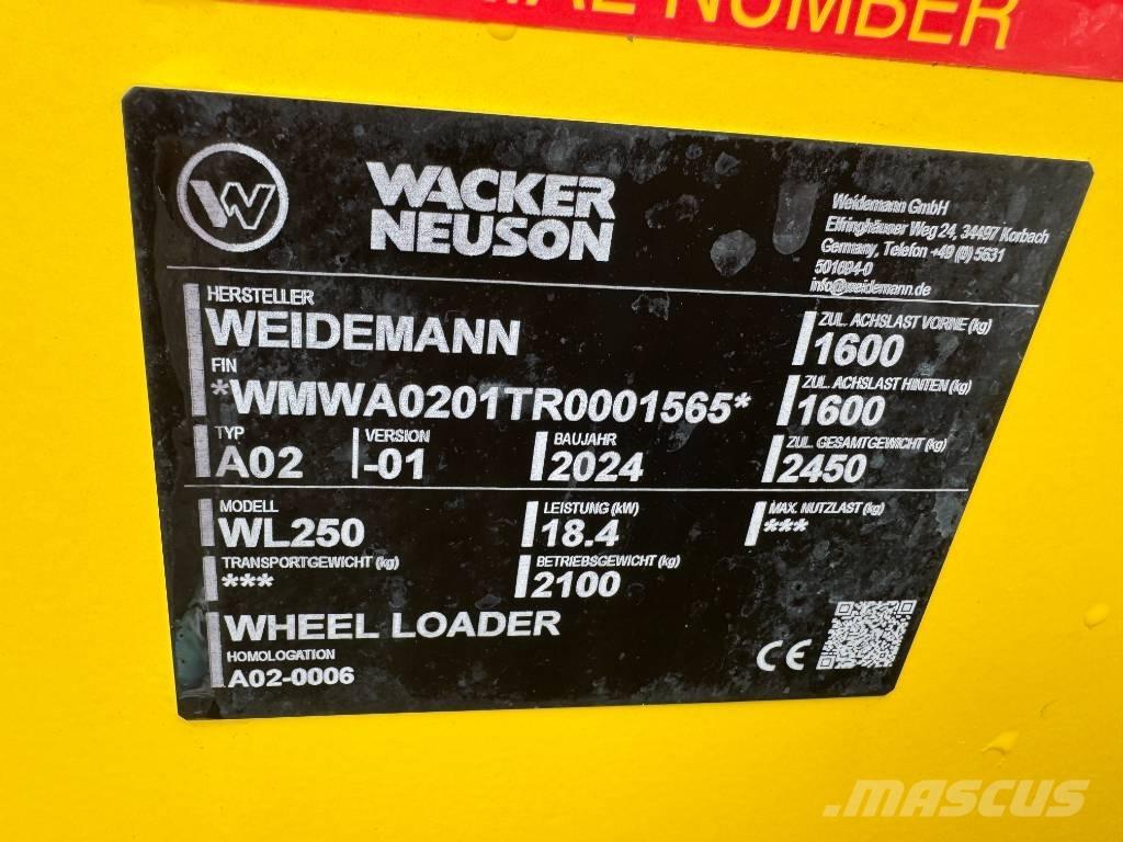 Wacker Neuson WL 250 Pyöräkuormaajat