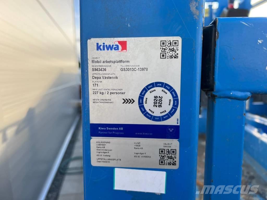 Genie GS 1932 Saksilavat