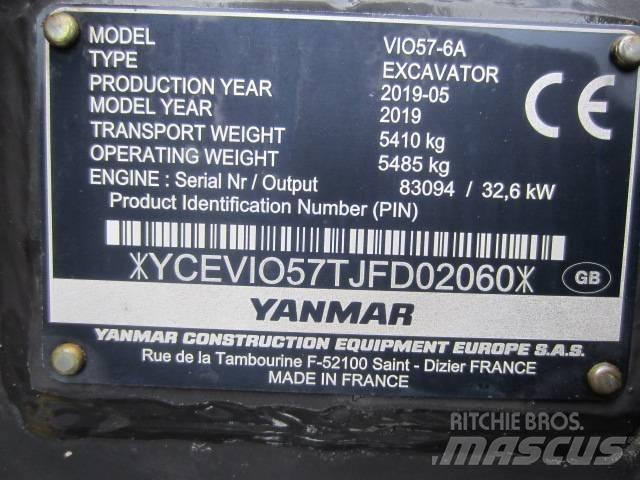 Yanmar Vio 57 Minikaivukoneet < 7t