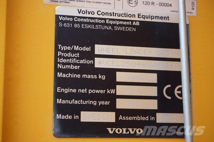Volvo L250H Pyöräkuormaajat