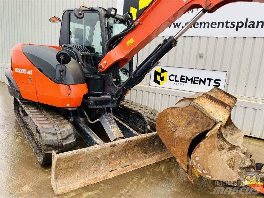 Kubota KX080-4a Midikaivukoneet 7t - 12t