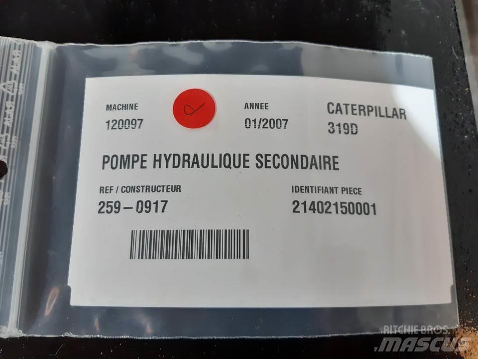 CAT 319D Hydrauliikka