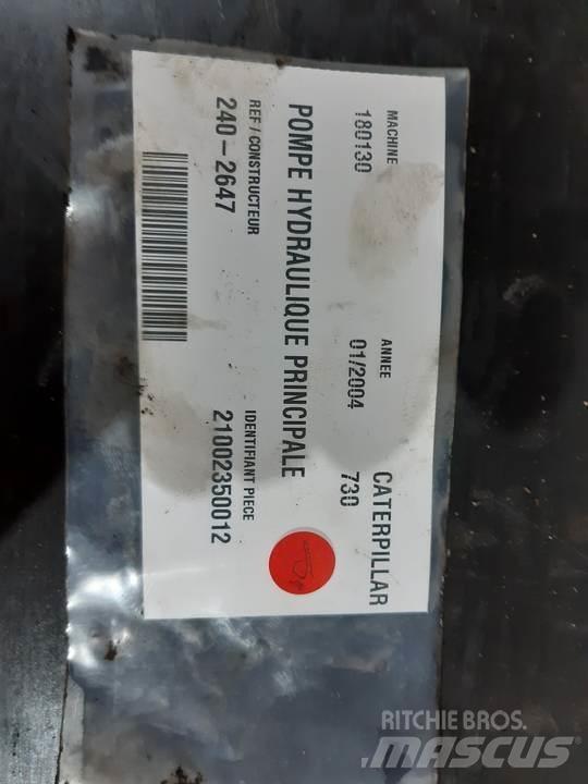 CAT 730 Hydrauliikka