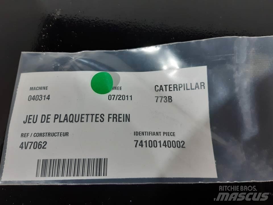 CAT 773B Ketjut, telat ja alustat