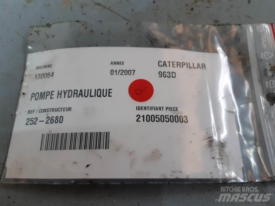 CAT 963D Hydrauliikka