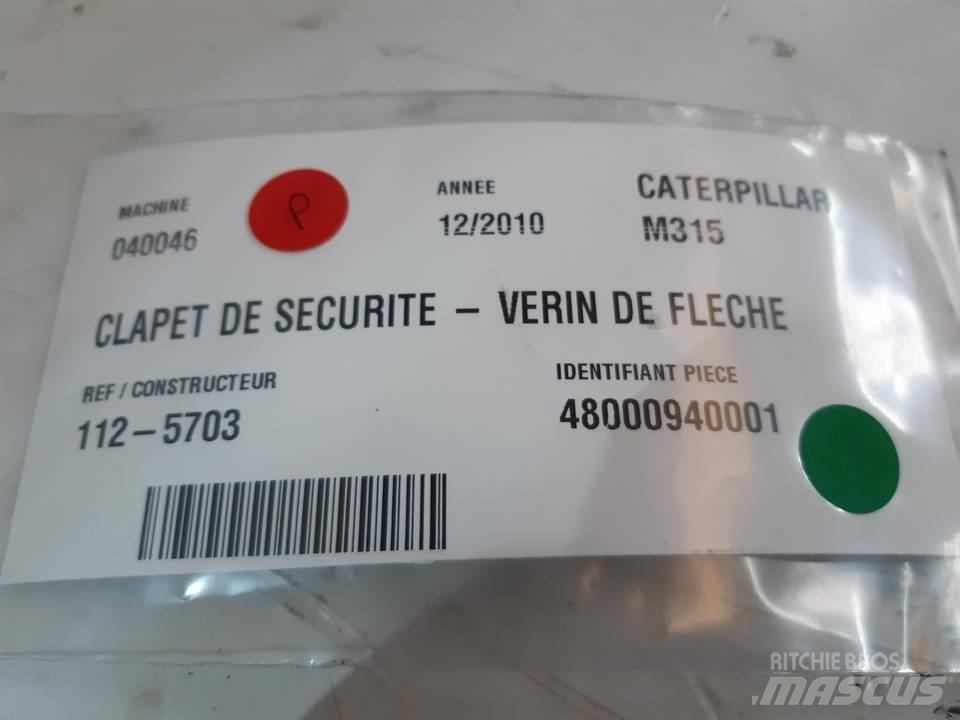 CAT M315 Hydrauliikka