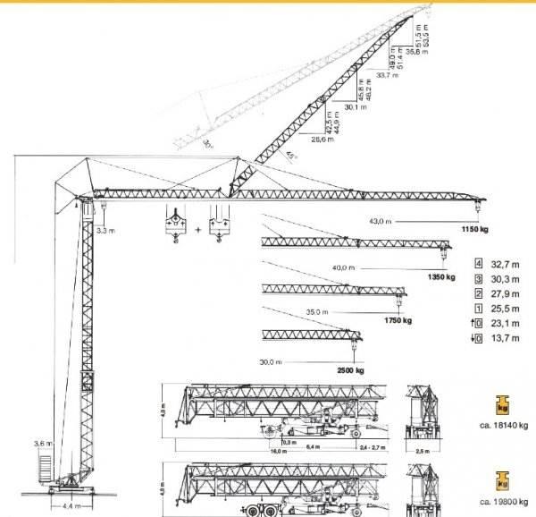 Liebherr 63 K Torninosturit
