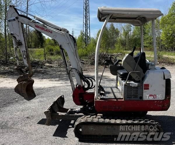 Takeuchi TB 016 Minikaivukoneet < 7t